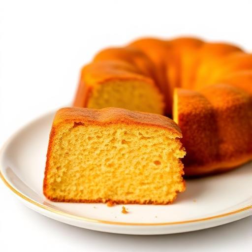 Bolo de fubá cremoso